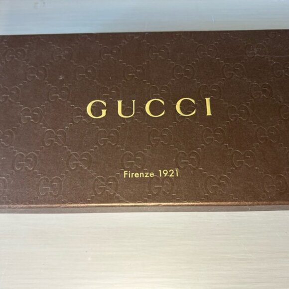 Gucci Large Chocolate Zippy Continental Wallet In Box - Picture 3 of 11